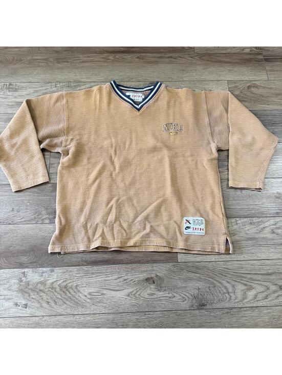 Nike Other - Vintage 90s Nike Cross Training Gym Corduroy Sweater V-Neck
